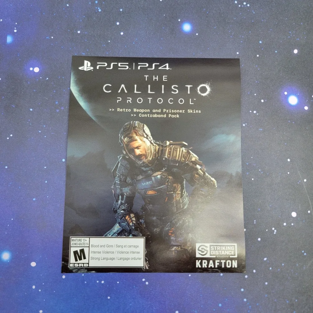 The Callisto Protocol Day One Edition Sony PS4 PlayStation 4 Horror Action Game